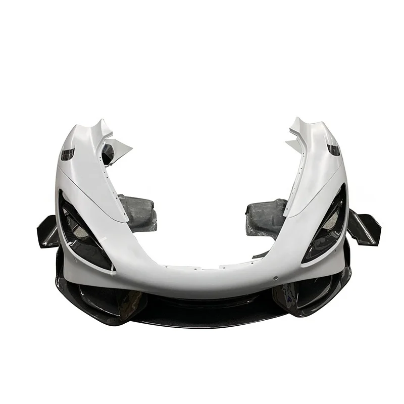 ชุดแต่งตัวถังคาร์บอนไฟเบอร์แท้คุณภาพสูงสำหรับ McLaren 720S รุ่นดัดแปลง 765LT ประกอบด้วยกันชน สเกิร์ตข้าง และบังโคลน