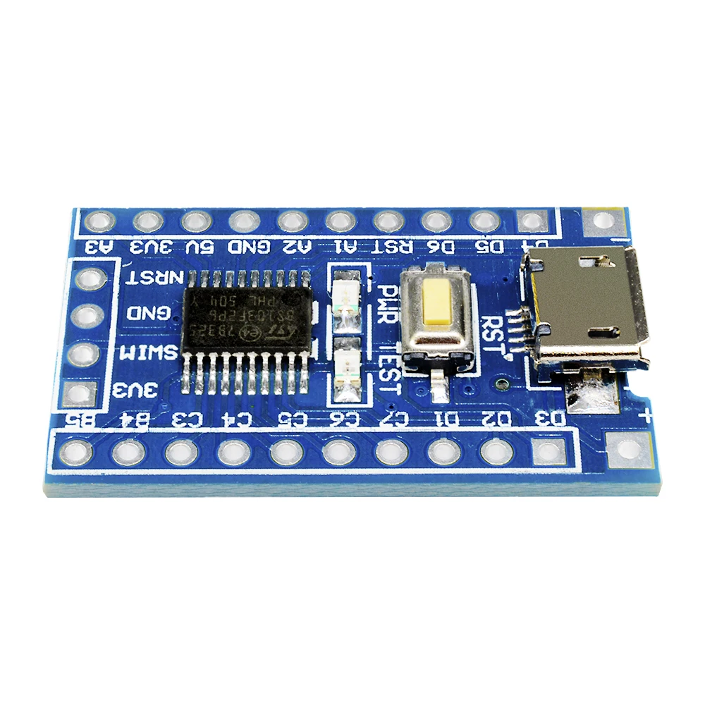 STM8S103F3P6 Entwicklungsboard LED-Anzeige Micro-USB 5V/3.3V STM8S STM8 Minimales Systemkernmodul für Arduino – Detail 6
