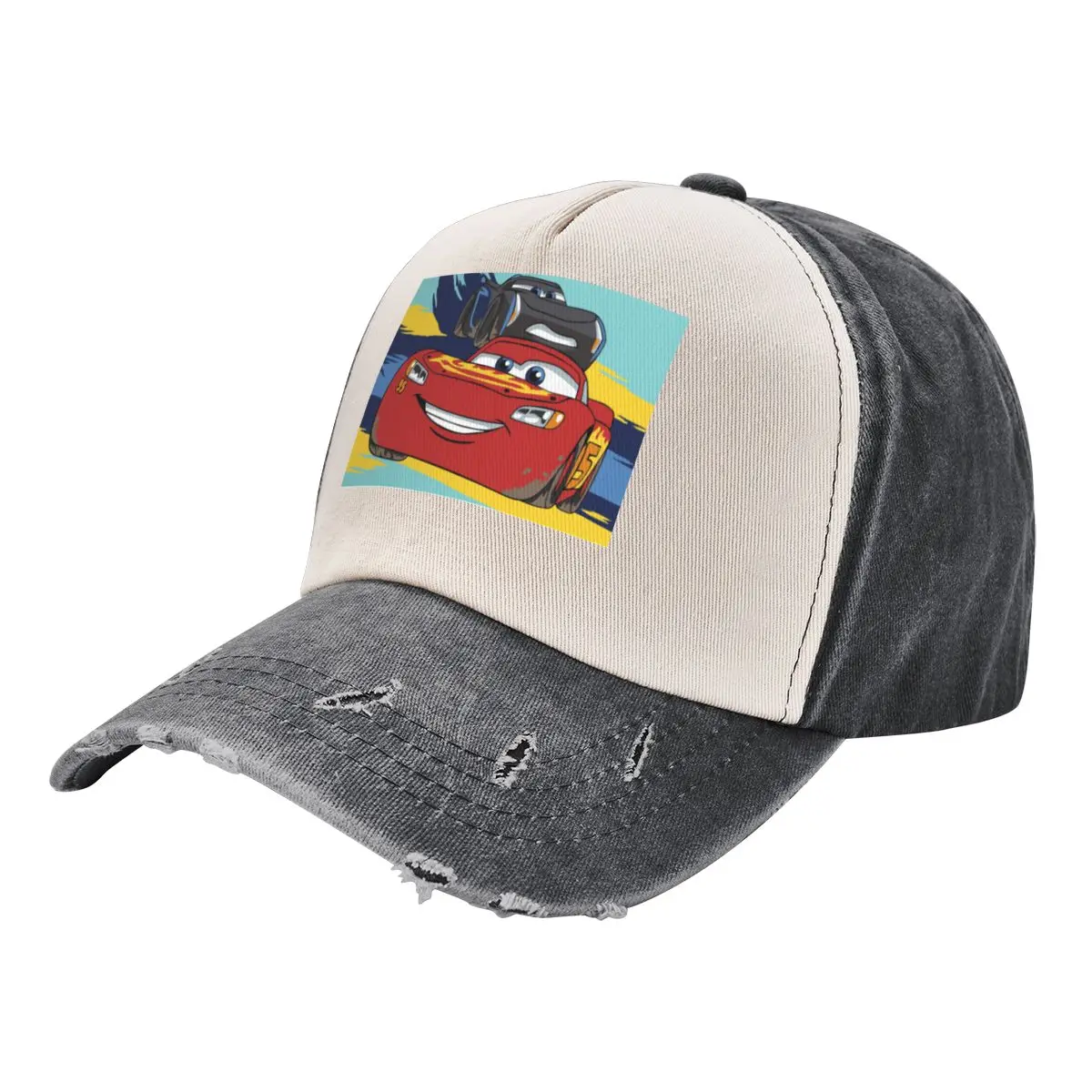 Power Shadow Lightning Mcqueen Cars Baseball Cap Dad Hat Snapback Cotton Trucker Cap