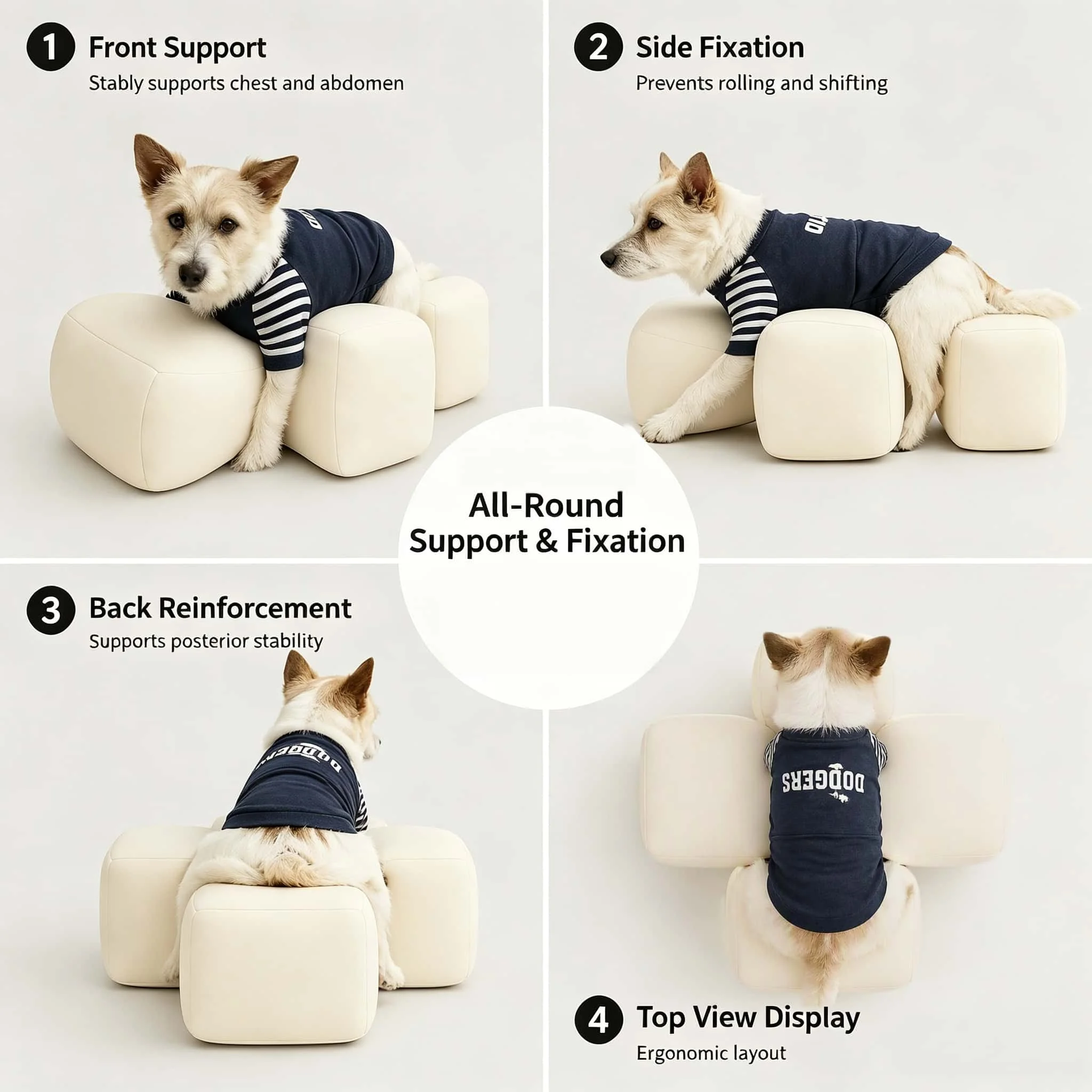 Soft Support Pet Pillow for Cats And Dogs Non-Slip Breathable Pet Cushion Universal Sofa Cushion for All Seasons