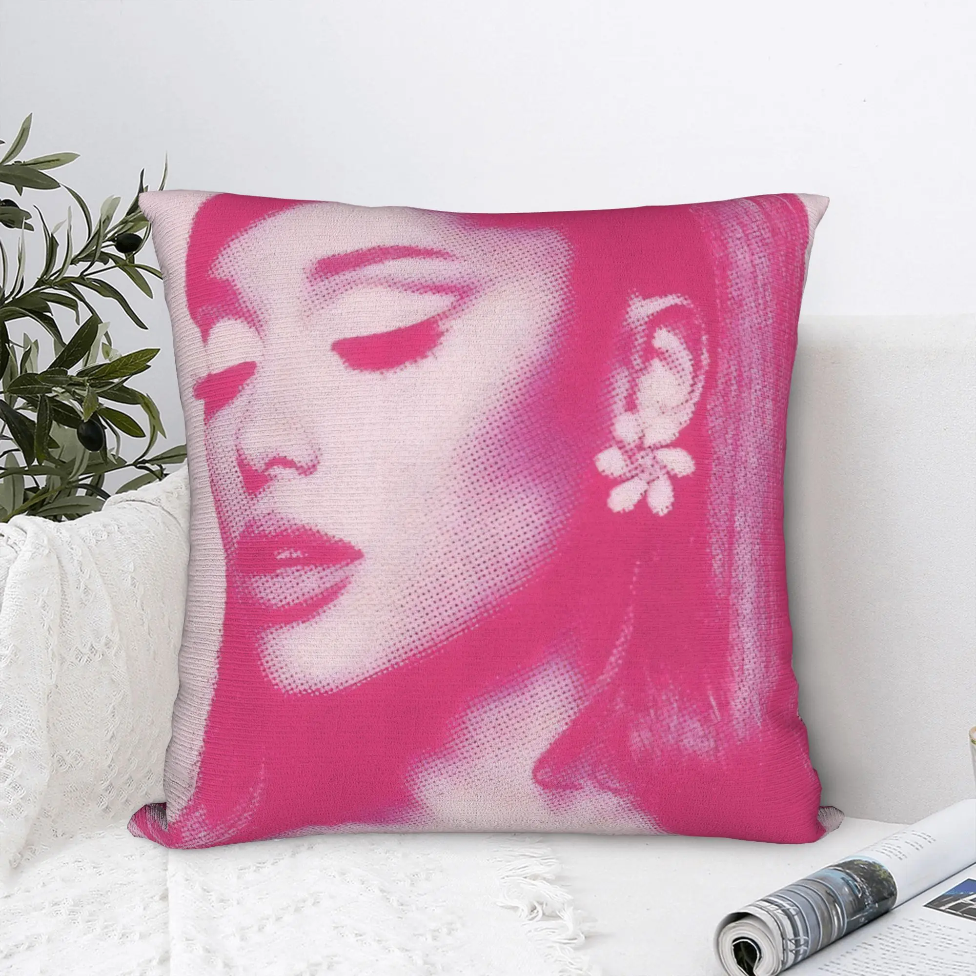 Singer Arianas Grandes Pillow Case  Print Pillow Cover For Sofa Car Home Decor Morden Cushion Cover