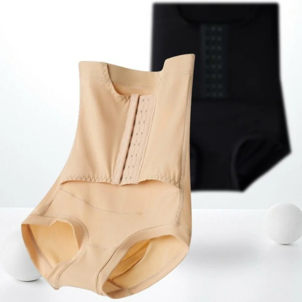 

Buckle Slimming Shaping Panties High Waist Shapewear Tummy Control Underwear Large Size Waist Trainer Postpartum Body Shaper