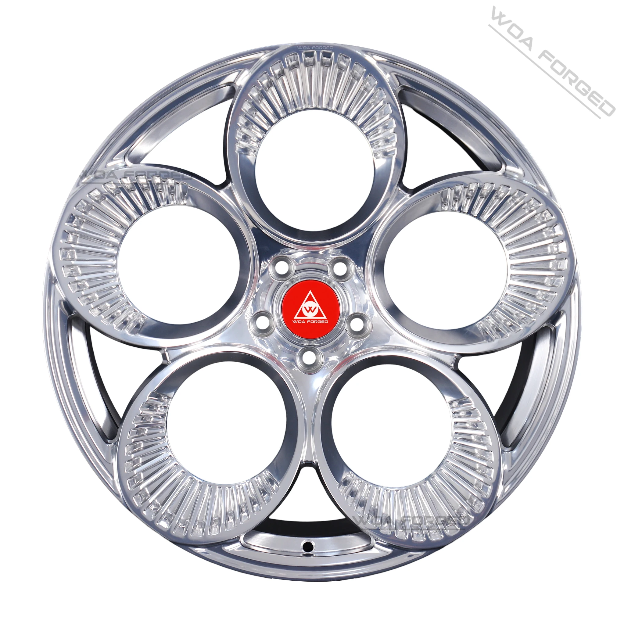 

Polished 5-Hole Radial Forged Wheels 5x112/5x120 for BMW 5 Series Mercedes E Class Audi A6 Dodge Charger Lexus GS Toyota Mark X