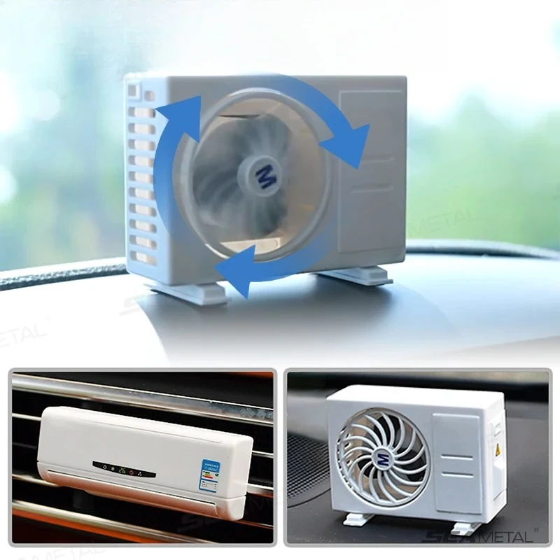 Solar Car Perfume Diffuser Air Conditioner Shape Air Outlet Vent Decorative Car accessories for BMW KIA Audi A4 A5 A6 A7 A8 - view 4