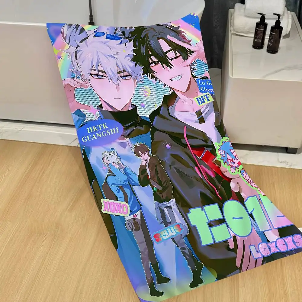 Anime Game L-Link Click Microfiber Printed Beach Towel Mountain Climbing Yoga Beach Swimming Running Absorbent Soft Towel
