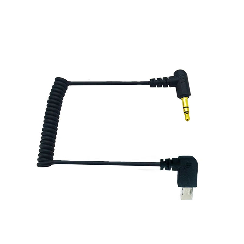 Canfon Tentacle Sync 타임 코드 케이블 TRS 3.5 - Sony FX3 A7S3 A1 타임코드 케이블용 마이크로 USB