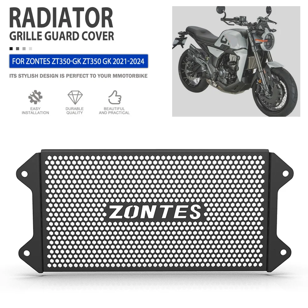 

Radiator Guard For Zontes ZT350-GK ZT350 GK 2021 2022 2023 2024 cnc Motorcycle Radiator Grille Cover Protector Accessories