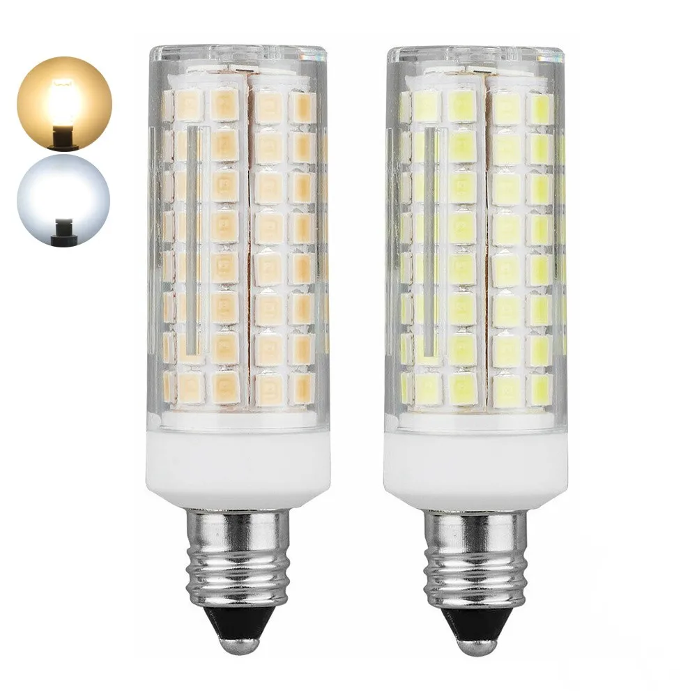 E14 E12 Dimbare Led-Lampen 102 Led-Maïslampen 9W Vervangen 80W Halogeenlampen 220V 110V Kandelaarbasislamp Voor Thuiskantoor