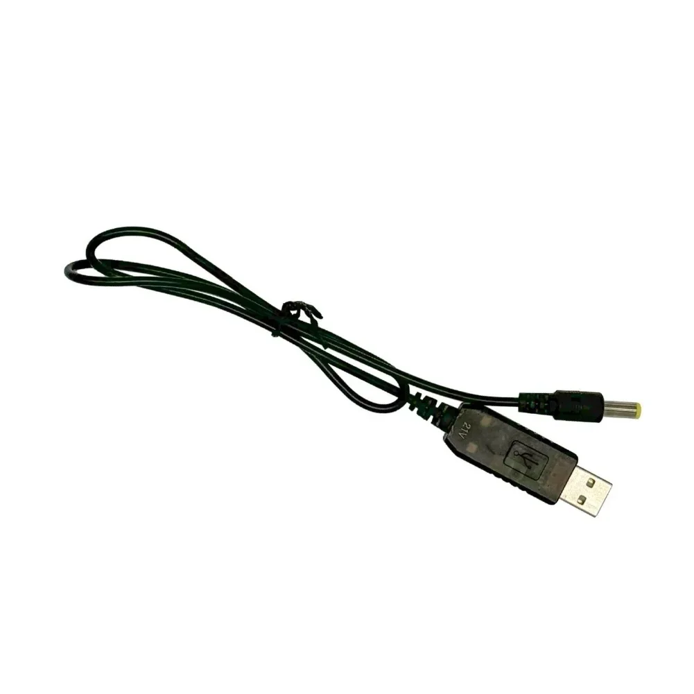 5V To 21V Boost Line Cable With USB Adapter And DC Interface For Battery Charging And Replacement Applications