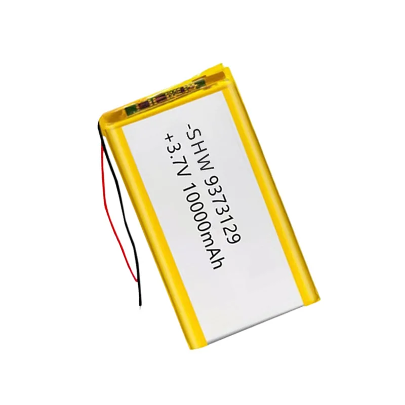 High Qulity 9373129 3.7V 10000mAh Rechargeable Polymer Batteries Lipo Li-Po for Toy Power Bank GPS Laptop Camping Lights Diy