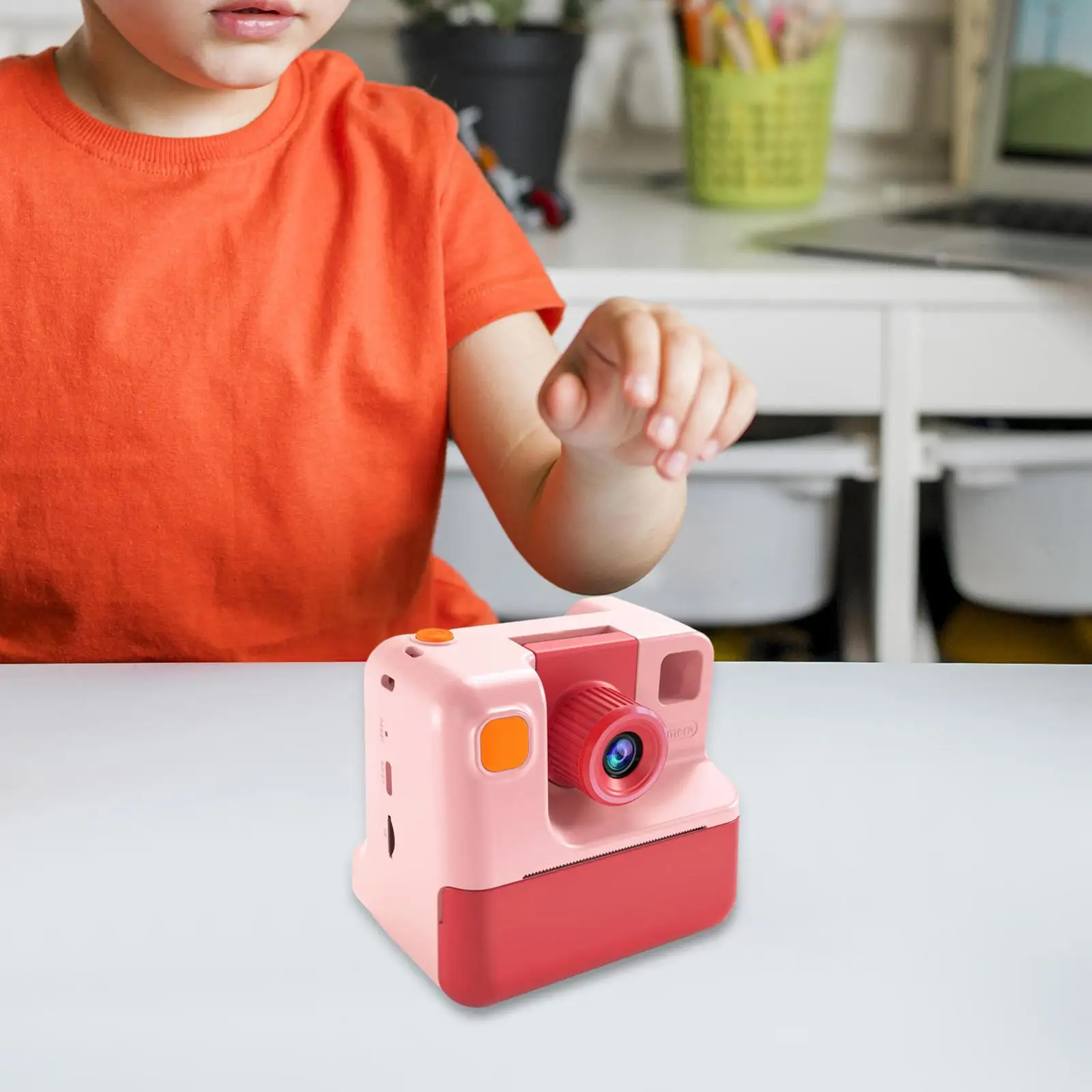 Kinder Instant Print Camera Video-Opname Creatieve Verjaardagscadeaus Dubbele Camera Kleine Stal Voor Kinderen Van 3 + Jongens En Meisjes