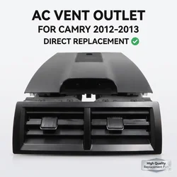 Car AC Air Vent Outlet For Toyota Camry 2012-2013 Air Conditioning Dashboard Panel Control Button Grille Cover Trim Replacement