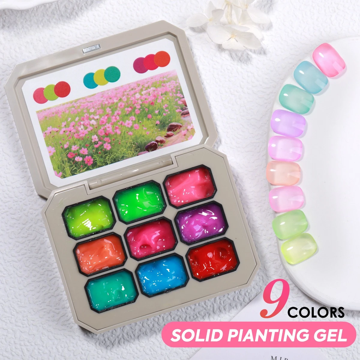 

Летняя конфетная желеобразная палитра однотонных лаков для ногтей UV/LED Soak Off Polish Lacquer Salon Гель-лак для дизайна ногтей для маникюра