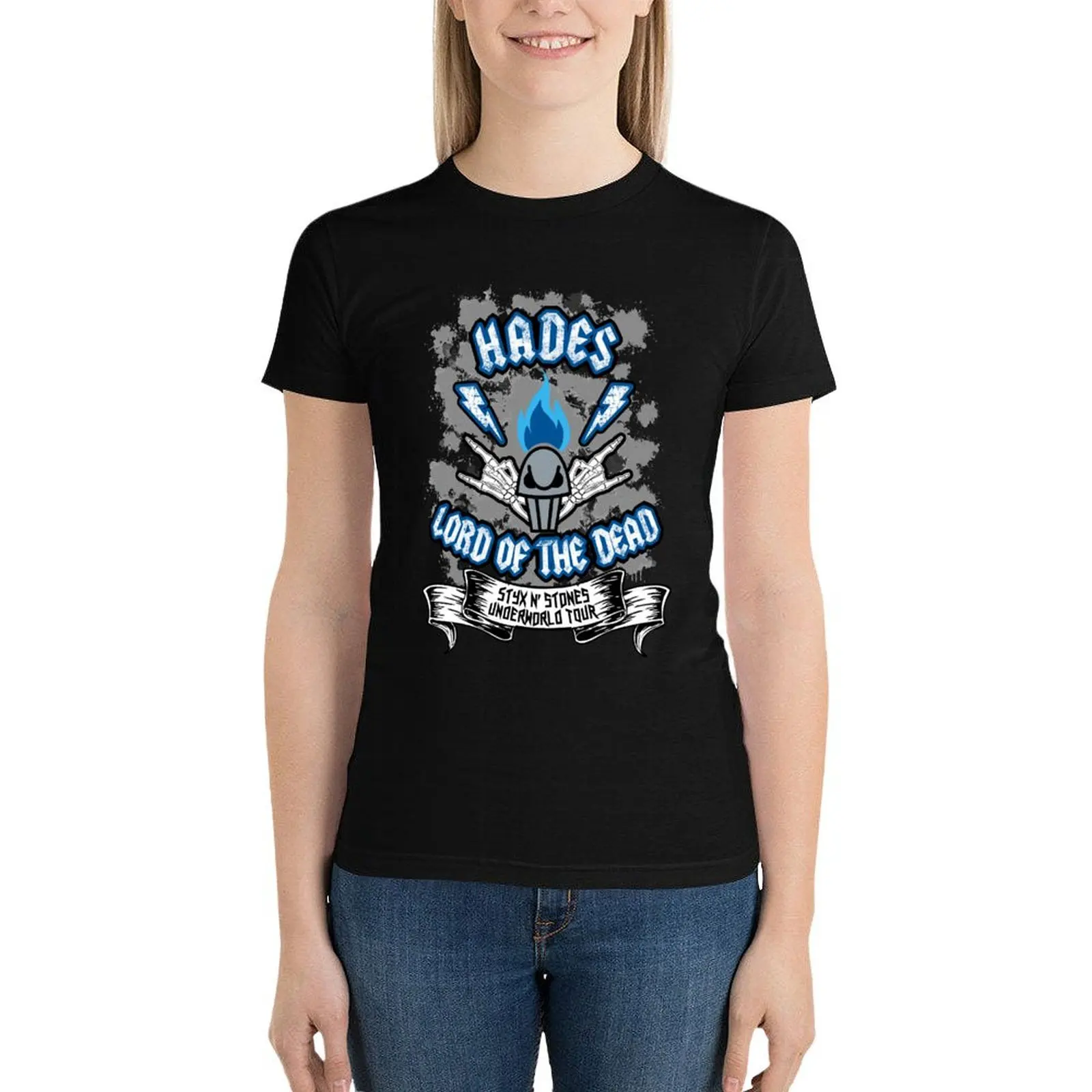 

Hades Lord of the Dead Underworld Concert Tour T-Shirt cute clothes female Woman clothing