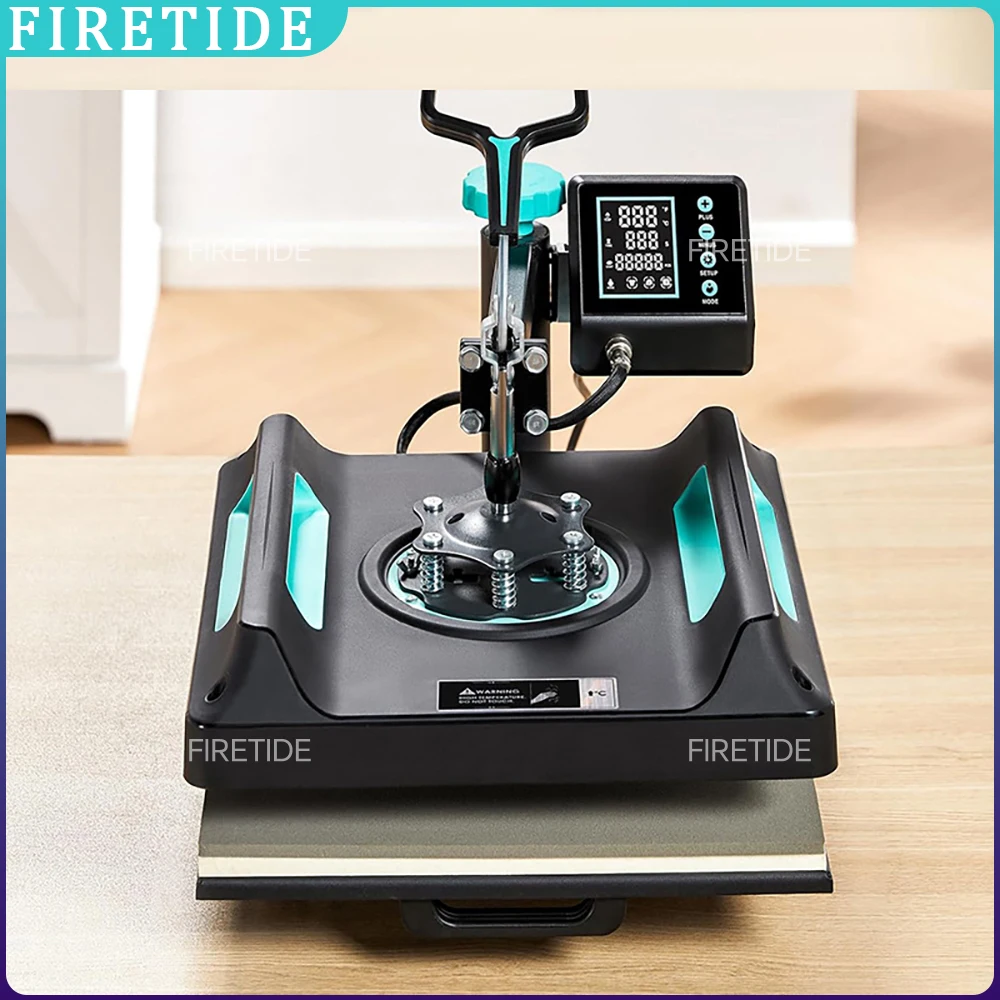 

Swing Away Digital Sublimation Heat Transfer Sublimation Combo for T-Shirt Bag Cap Mug 8 in 1 Heat Press Machine