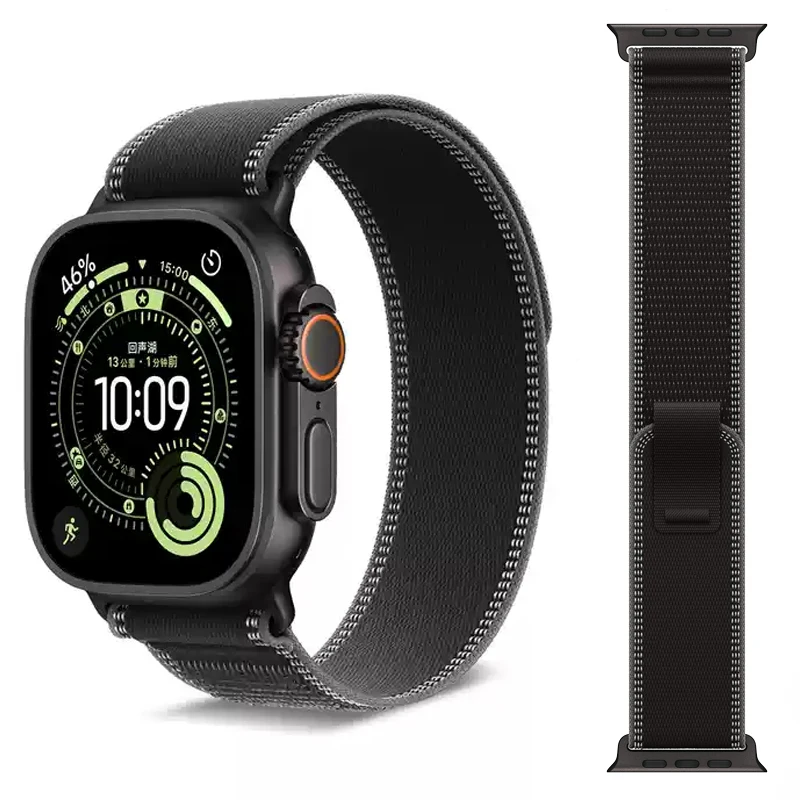 BOX+Trail Loop Strap für Apple Watch-Armbänder Ultra2 3 49 mm 46 mm 44 mm 45 mm 40 mm 41 mm Correas-Armband iWatch-Serie 11 10 9 8 7 SE