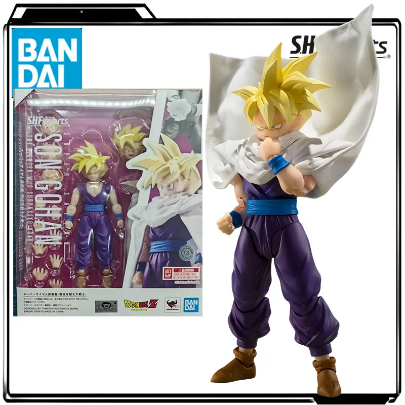 

Bandai натуральная аниме-фигурка S.H.Figuarts Super Saiyan Son Gohan, экшн-фигурка, игрушки для мальчиков, детский подарок, Коллекционная модель, украшения