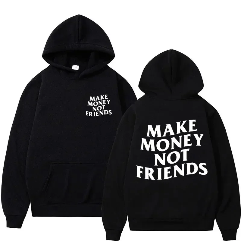 Funny Need Money Letter Print Hoodie Fashion Design Bluza męska damska Polar Oversized Couples Casual Streetwear Bluzy z kapturem