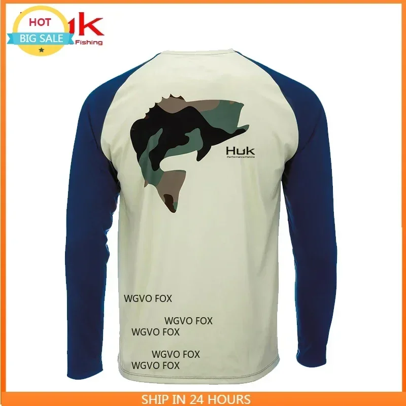 ملابس صيد السمك الصيفية للرجال بأكمام طويلة لعام 2026 مريحة وقابلة للتنفس في الهواء الطلق ملابس علوية طويلة لصيد الأسماك من القماش Roupa de