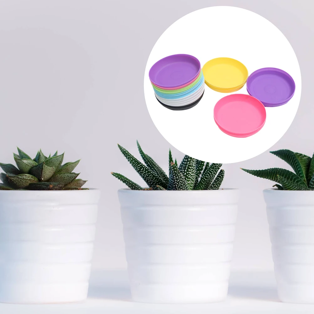 

20 Pcs Flower Pot Bottom Support Tray Durable Lightweight Garden Balcony Plant Saucer Plastic Pots Plate Horticulture
