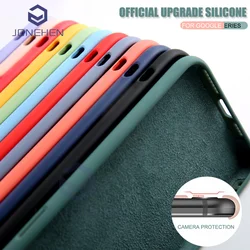 For Google 7 Pro Case Original Liquid Soft Silicone Phone Cases For Google Pixel 5 6 7 8 Pro 6A 7A 8A Protection Cover