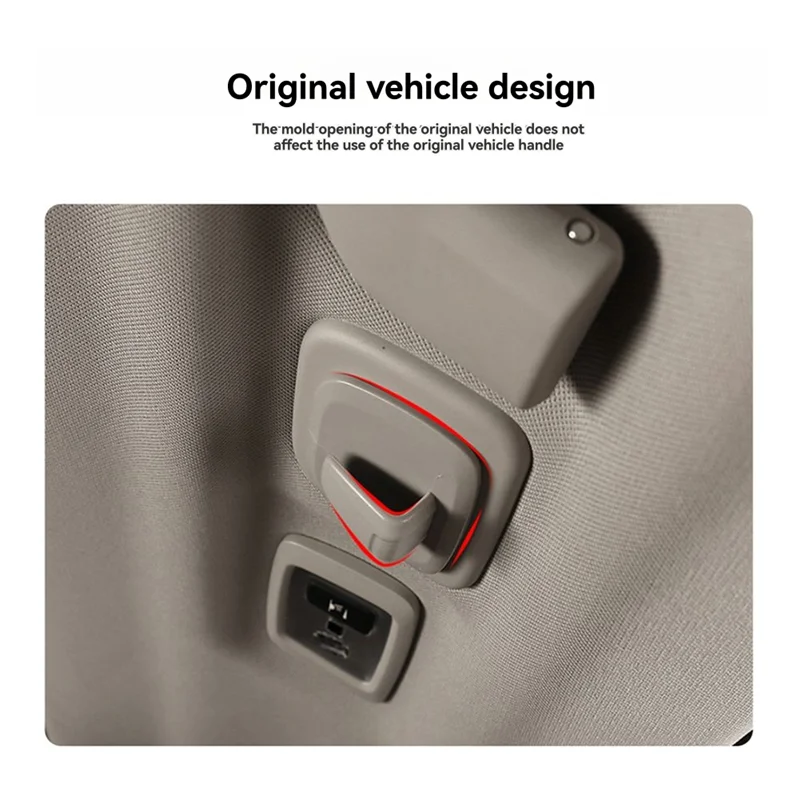 

L38A-Для Volvo XC40 XC60 18-20 Для XC90 S90 V90 16-20 Автомобильные крючки для вешалок Задний рядный крючок на крышу 1 пара аксессуаров для интерьера