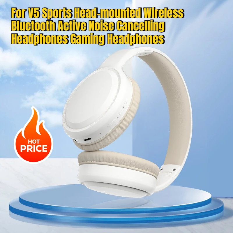 

For V5 Sports Head-mounted Wireless Bluetooth Active Noise Cancelling Headphones Gaming Headphones