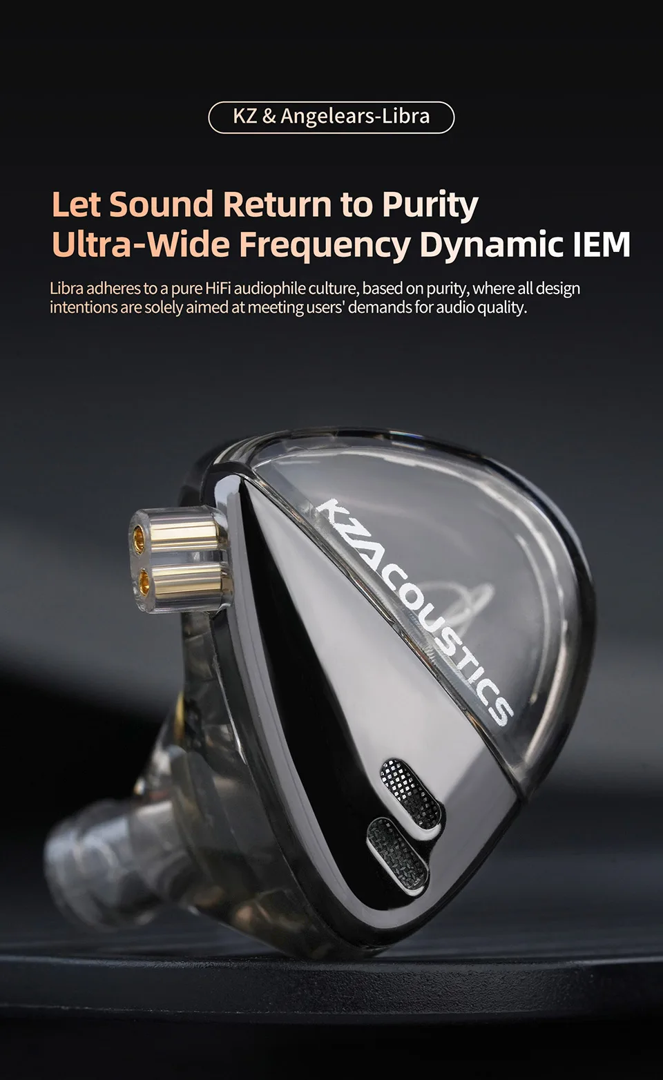 Cuffie hifi 1z x angelears libra cablate con driver dinamico_voghion.com