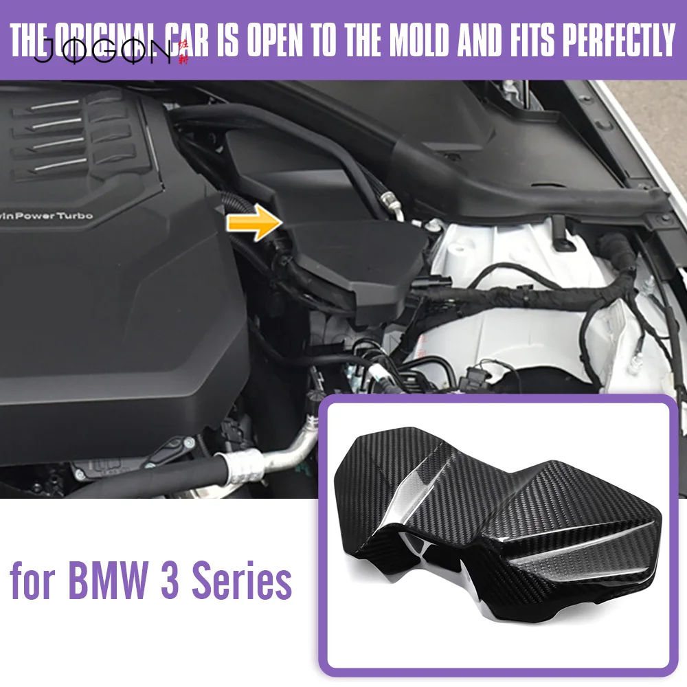 

ECU Battery Erminal Cover Dry Carbon Fiber Car AccessorieFor BMW G20 G21 G22 G23 G26 M340i M440i B58 B48 2020-2024s