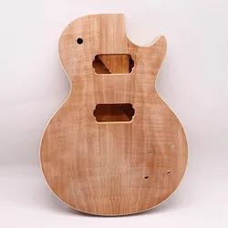 LP body tiger pattern edging guitar body DIY guitar modification guitar body Ogu wood LP electric guitar accessories