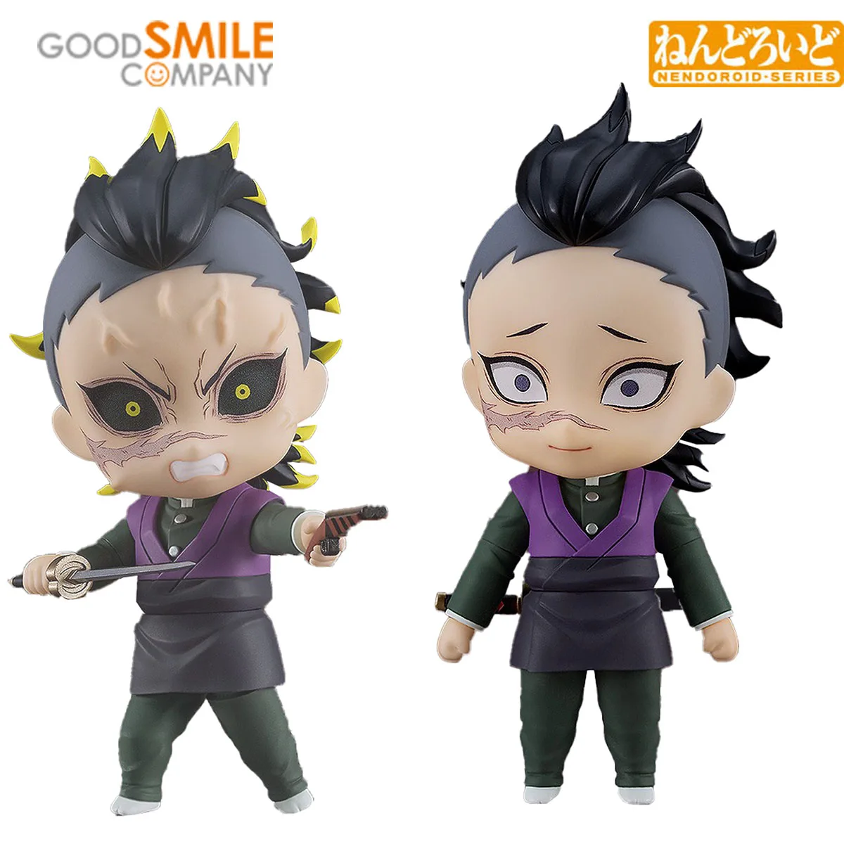 100% Original in Stock Good Smile Company Nendoroid (#2505) Kimetsu No Yaiba Shinazugawa Genya Action Figure Collection Series