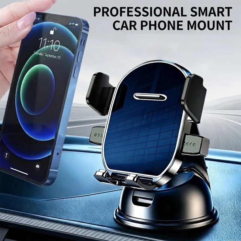 1Pcs Universal Vacuum Suction Car Phone Holder Auto Locking 360 Rotation Dashboard Windshield Mount GPS Navigation Bracket New