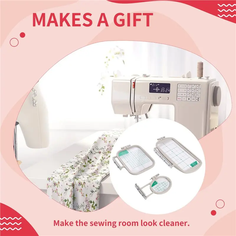 AT02-For Brother SE600 PE550D SE700 PE535 SE400 PE525 PE540D PE500 SE625 Innovis Babylock Brother Embroidery Machine Hoop - view 5