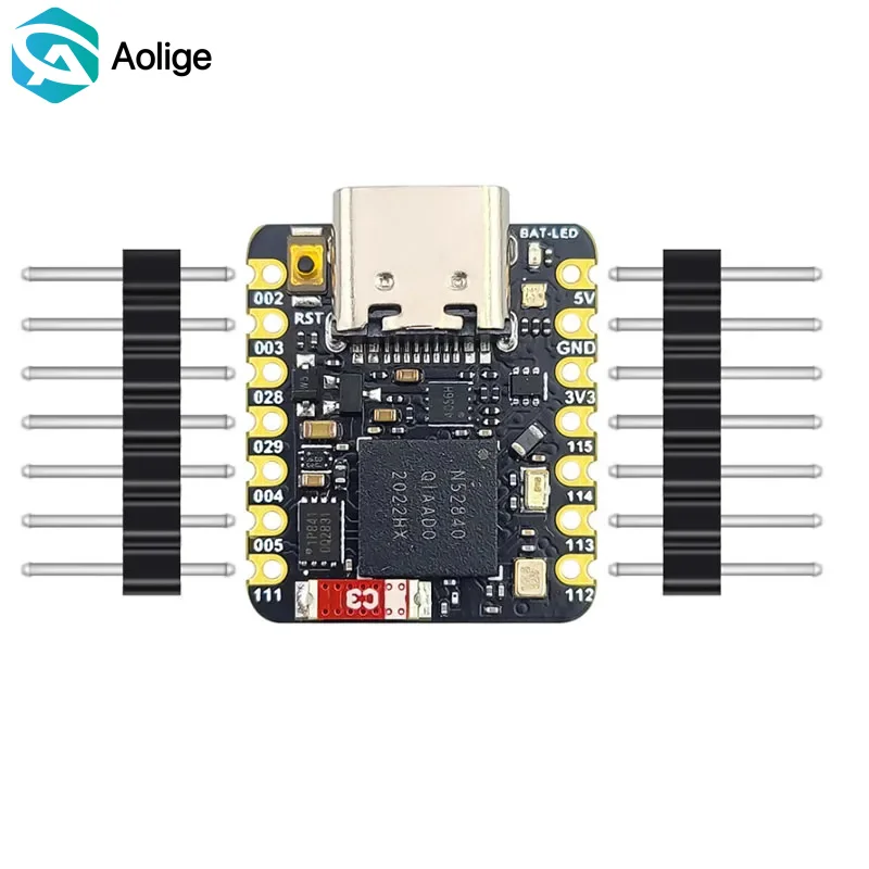 

Super 52840 NRF52840 Bluetooth 5.0 Module Nordic NRF52840 MCU Development Board Compatible with Seeed XIAO BLE Main control