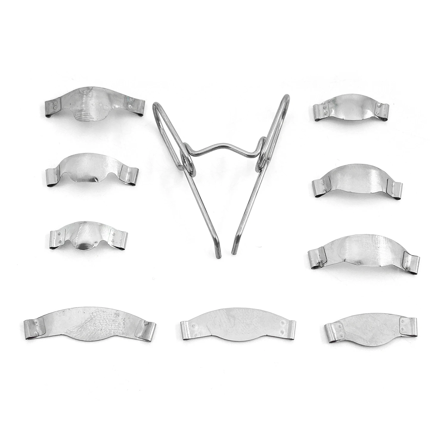 WellCK Dental Matrix with Spring clip No.1.330 Sectional Contoured Metal Matrices Full kit for Teeth Replacement Dentsit Tools