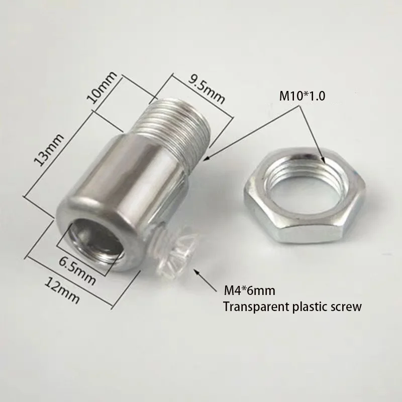 10Pcs Steel Wire Power cord Pendant Lamp Metal Lock Cable Card Cable Tie Anti-fall Lock Device Fixed Cable Card Lamp Hardware