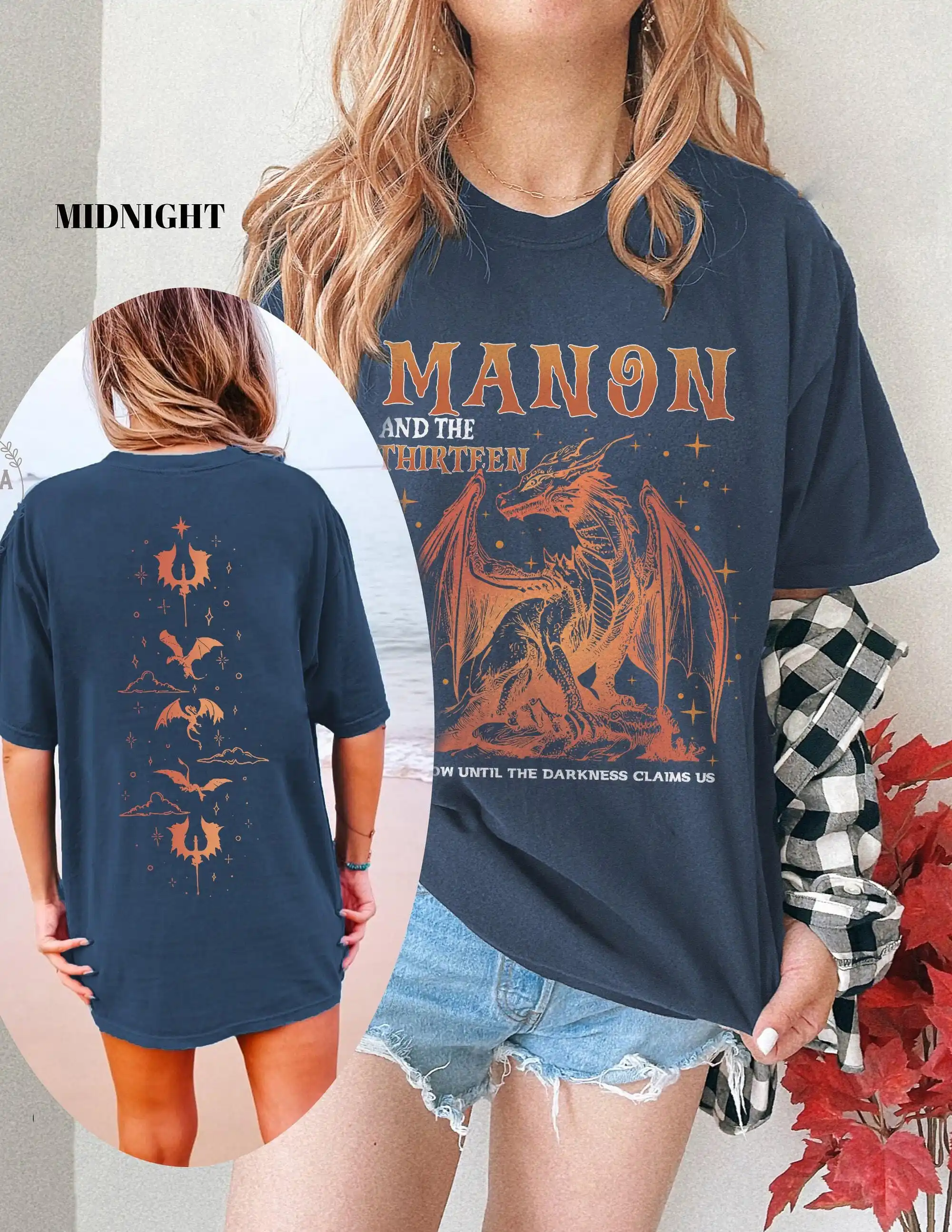 Manon Blackbeak T-Shirt, The Thirteen Shirt,, Throne of Glass Tee, Wyvern Abraxos Fireheart Shirt