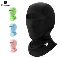 WEST BIKING Bicycle Headgear Winter Cycling Warm Balaclava Outdoor Cold-proof Head Cover Full Face Mask Motorcycle Helmet Lining