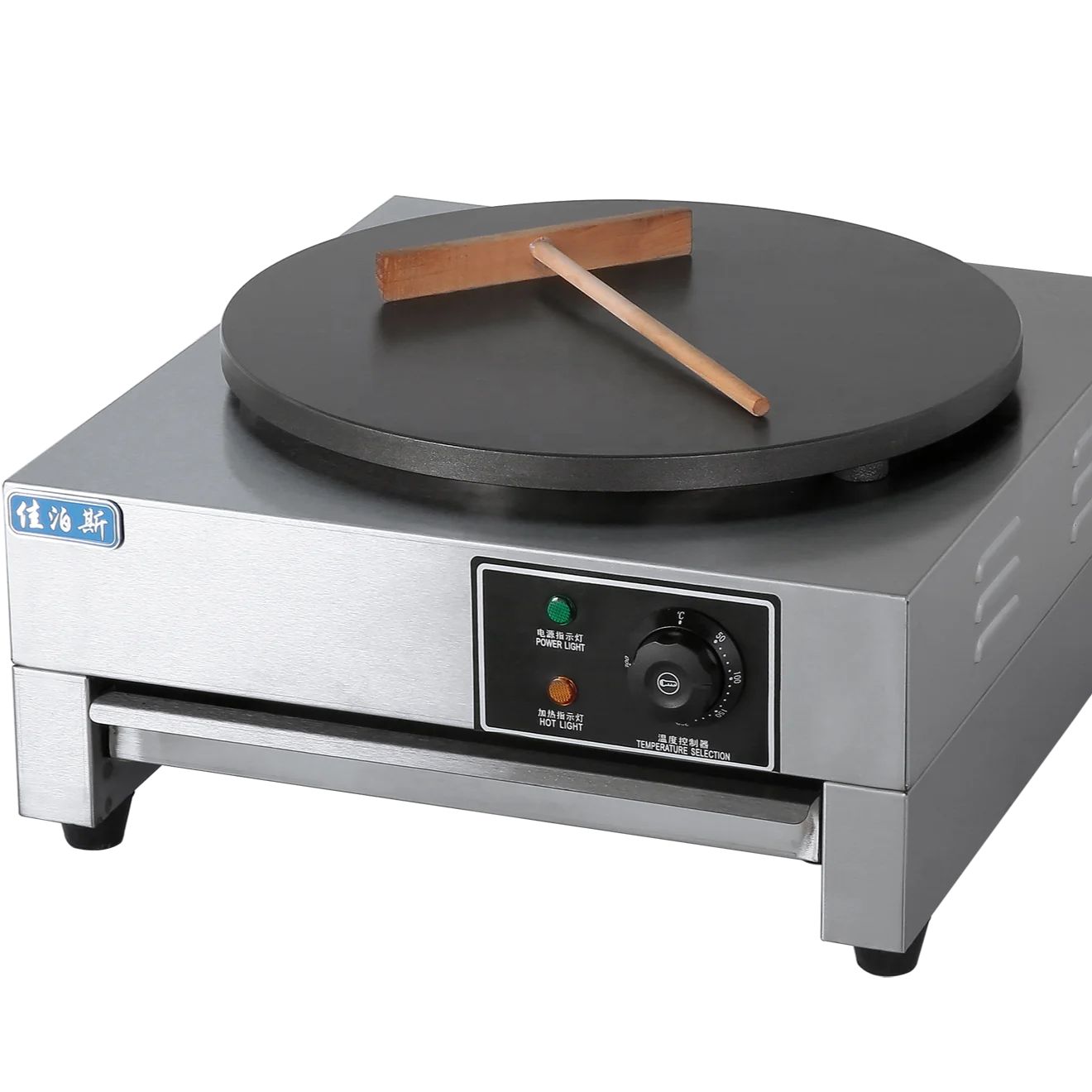 2024 New Commercial Automatic Adjustable Temperature Gas Nonstick Pan Crepe and Pancake Makers Machine