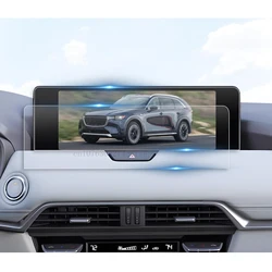2 Stuks Huisdier Beschermer Voor 2024 Mazda CX-90/Cx90 Zonder Gat Auto 12.3Inch Gps Beschermende Film Lcd-Scherm Anti-Kras Film