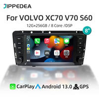 Android 13.0 GPS Navigation CarPlay 4G WiFi Bluetooth Car Radio For VOLVO XC70 V70 S60 S40 V40 2005-2008 Car Multimedia Player