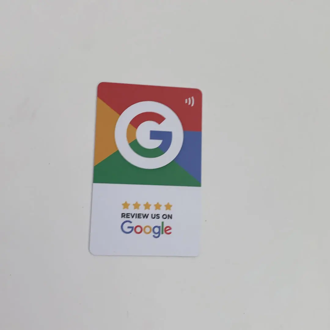 google / instagram / facebook  social media sharing plastic nfc business card with 213 chip