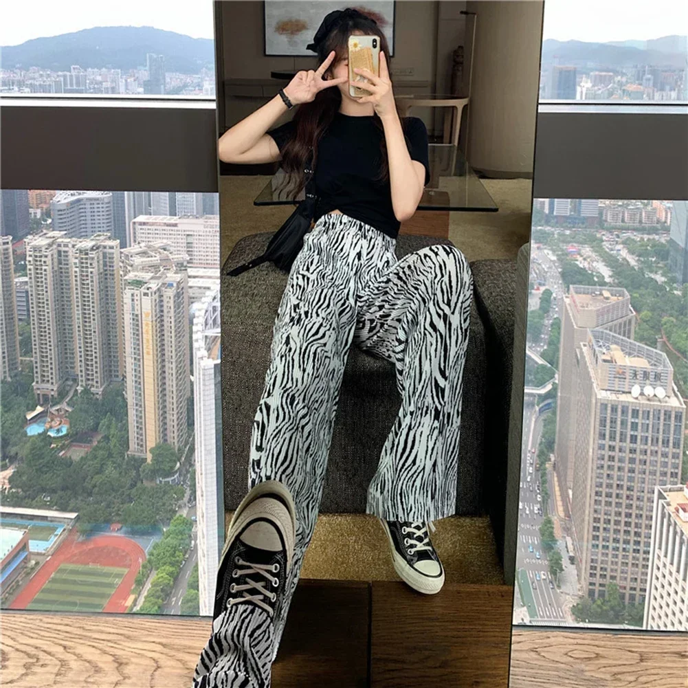 Уличная одежда, широкие брюки с завязкой, женские брюки с эластичным поясом на щиколотке