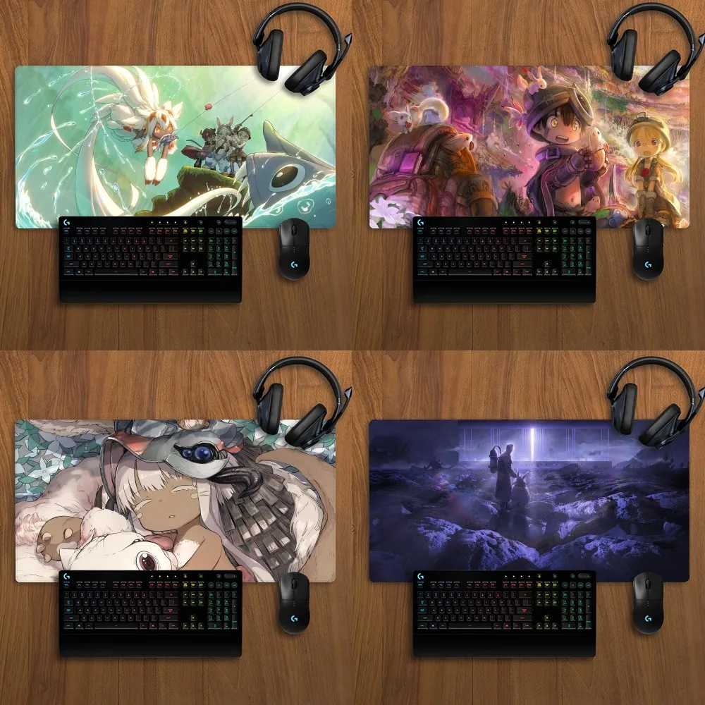 BiliBili Made in Abyss Mousepad Non-slip Lockedge Office Student Gaming Thickened Large Writing Pad Cushion