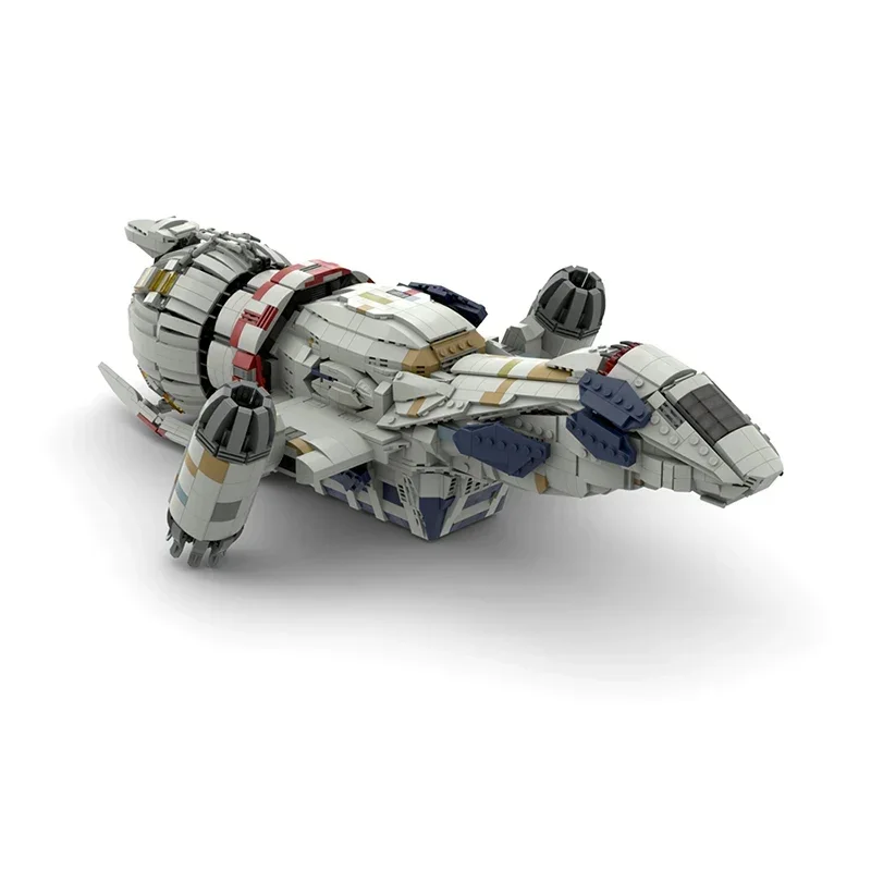 MOC-110302 Sci-Fi Movie Space Transport Spacecraft Model Serenity Spaceship Building Blocks Set Toys for Children Birthday Gift