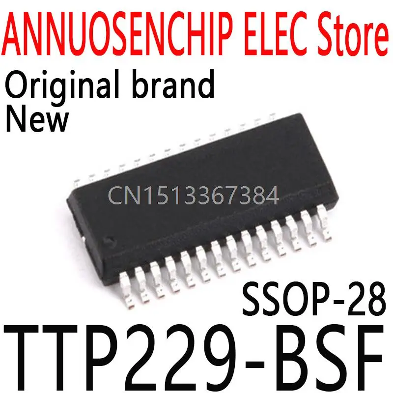 5PCS New and Original SSOP28 TTP229 TTP229-BSF