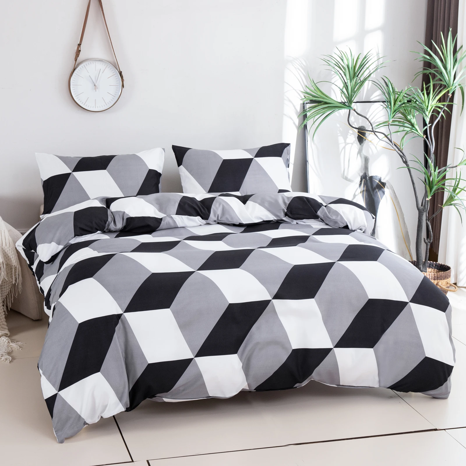 Duvet Insert White - 2 Pillowcases + 1 Duvet Cover,