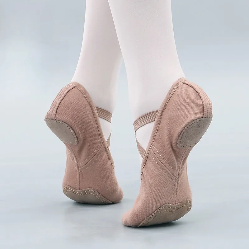 

Theeper Ballet Stretch Fabric Dance Shoes Soft Sole Practice Shoes Flexible Footwear Stage Performance Dance Training Daily Wear