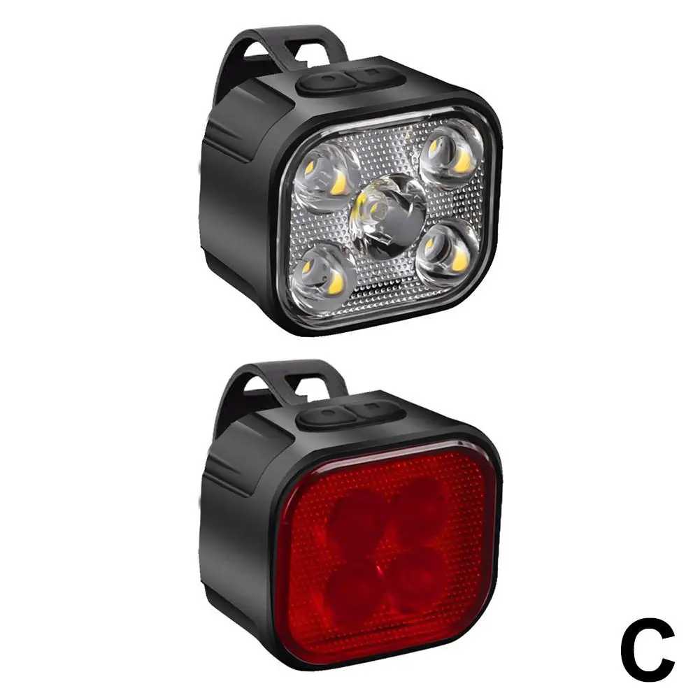 Велосипедные фонари, яркий велосипедный фонарь, передний и задний задний фонарь для велосипеда, водонепроницаемый фонарь, USB Mtb, фара, перезарядка J3o0