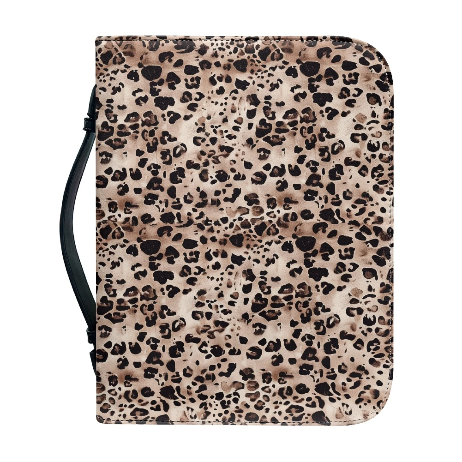 PENSTROLL Leopard Print Portable Church Bible Bag for Men Zippered Book Carrying Bag 2026 Collection